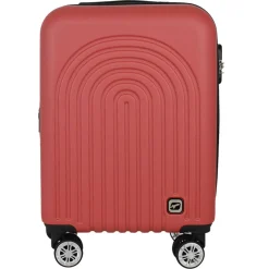 Valise cabine rigide 51cm 8 roues BOHO - rose