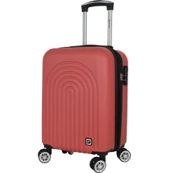 Valise cabine rigide 51cm 8 roues BOHO - rose