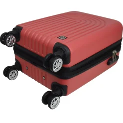 Valise cabine rigide 51cm 8 roues BOHO - rose