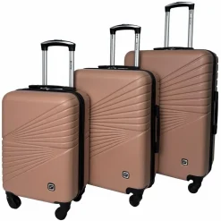 Valise cabine rigide 50cm 4 roues SPOTLIGHT - rose