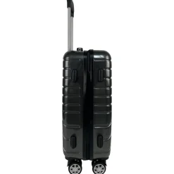 Valise cabine rigide noire Wavy Pop 55x35x20cm