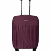 Valise cabine souple 50 cm 4 roues RAIL - rouge bordeaux