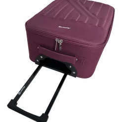Valise cabine souple 50 cm 4 roues RAIL - rouge bordeaux