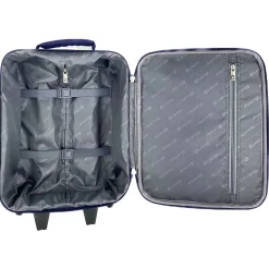 Valise cabine souple bleue Easy Sky 42x30x15cm