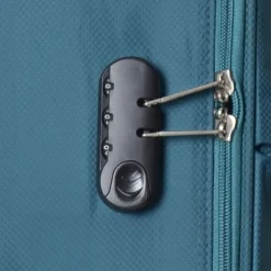 Valise cabine souple 55cm 4 roues FLYLINE - vert foncé