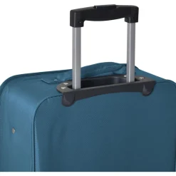 Valise cabine souple 55cm 4 roues FLYLINE - vert foncé
