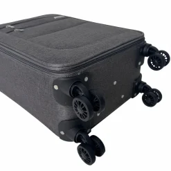 Valise cabine souple 55cm 4 roues HIGHWAY - gris