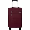 Valise cabine souple 55cm 4 roues HIGHWAY - rouge