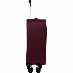 Valise cabine souple 55cm 4 roues HIGHWAY - rouge