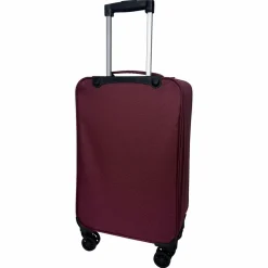 Valise cabine souple 55cm 4 roues HIGHWAY - rouge