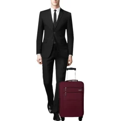 Valise cabine souple 55cm 4 roues HIGHWAY - rouge