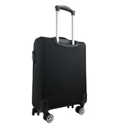 Valise cabine souple noire Perfeckto 55x35x20cm