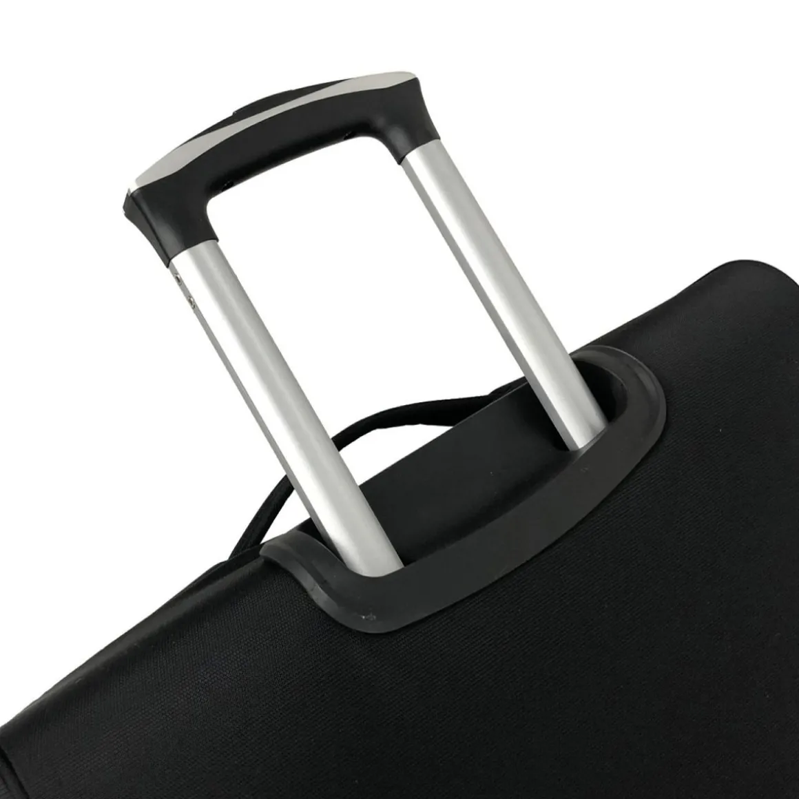 Valise cabine souple noire Perfeckto 55x35x20cm