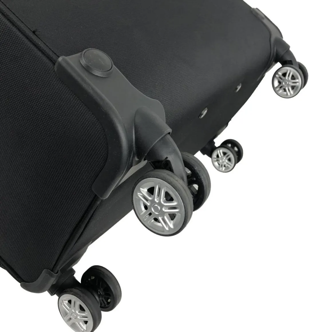 Valise cabine souple noire Perfeckto 55x35x20cm