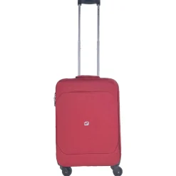 Valise cabine souple rouge Easy Sky 55x35x18cm