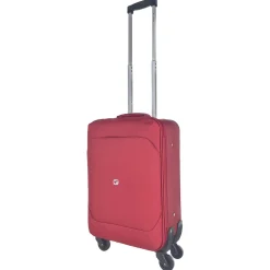 Valise cabine souple rouge Easy Sky 55x35x18cm