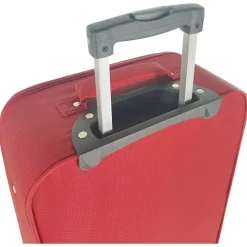 Valise cabine souple rouge Easy Sky 55x35x18cm