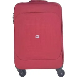 Valise cabine souple rouge Easy Sky 55x35x18cm