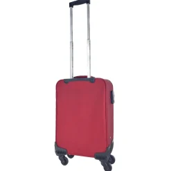 Valise cabine souple rouge Easy Sky 55x35x18cm