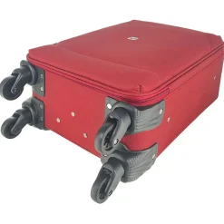 Valise cabine souple rouge Easy Sky 55x35x18cm