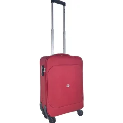 Valise cabine souple rouge Easy Sky 55x35x18cm