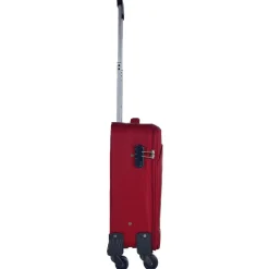 Valise cabine souple rouge Easy Sky 55x35x18cm