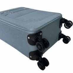 Valise cabine XS souple 45cm 4 roues HIGHWAY - bleu