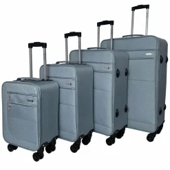 Valise cabine XS souple 45cm 4 roues HIGHWAY - bleu