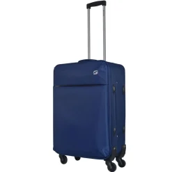 Valise souple 65cm 4 roues FLYLINE - bleu foncé