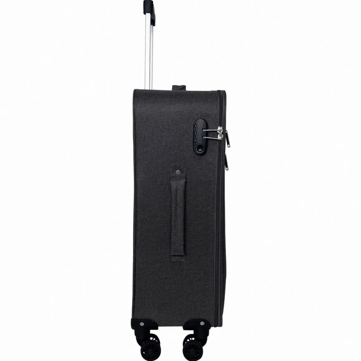 Valise souple 65cm 4 roues HIGHWAY - gris