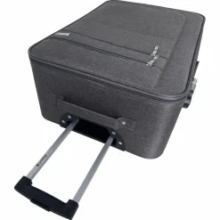 Valise souple 65cm 4 roues HIGHWAY - gris