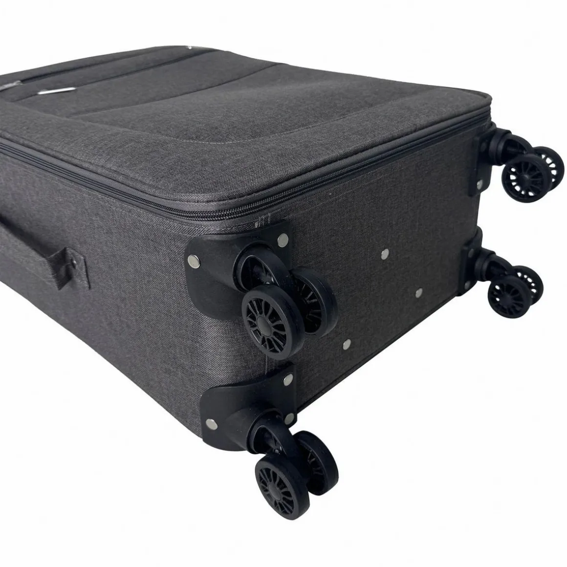 Valise souple 65cm 4 roues HIGHWAY - gris