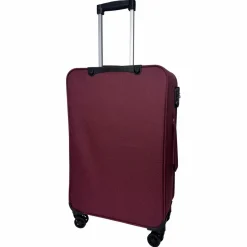Valise souple 65cm 4 roues HIGHWAY - rouge