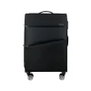 Valise souple noire Perfeckto 66x42x22cm