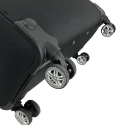 Valise souple noire Perfeckto 66x42x22cm