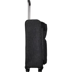Valise souple noire Poly Soft 65x40x25cm