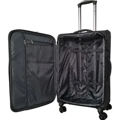 Valise souple noire Poly Soft 65x40x25cm