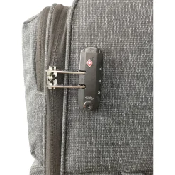 Valise souple noire Poly Soft 65x40x25cm