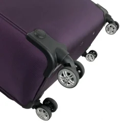 Valise souple violette Perfeckto 66x42x22cm