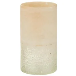 Vase Cylindre en Verre Sumina 23cm Beige