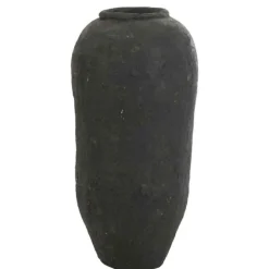 Vase Design Papier Mâché 99cm Noir