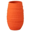 Vase en Céramique Fiesta 40cm Orange
