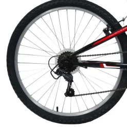 VELO/VTT 26'' Tout Suspendu Homme Freerider - Cadre Acier - 18 Vitesses - Dérailleur arrière Shimano - Freins V-Brake - Fourche télescopique