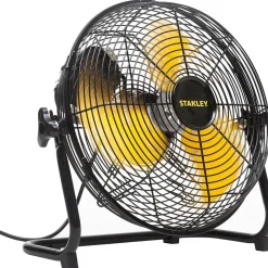 Ventilateur de sol 60W Ø30 cm 3 vitesses Orientable Débit d'air 2600m³/h STANLEY