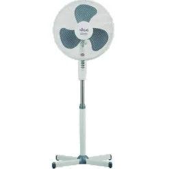 Ventilateur sur pied 45W Mat télescopique 1.30m 3 vitesses 40 cm NIKLAS