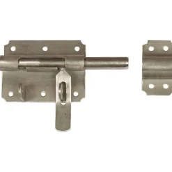 Verrou verrou de box à cadenas ø14 mm AFBAT, acier inox brossé