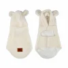 Veste Doudou pour Chien Wooly 35cm Écru