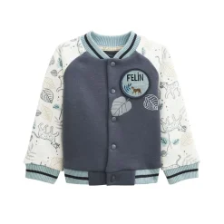 Veste teddy bébé en molleton ultra chaud Félintrépide