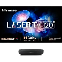 Vidéoprojecteur home cinéma 120L9HA Laser TV + écran ALR FRESNEL