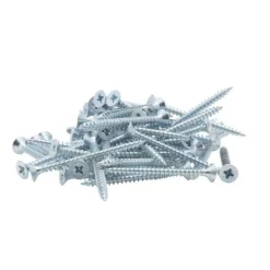 Vis à bois tête fraisée PZ zinguée Vissal filet total 5x60 mm x50 vis